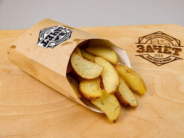 Зачёт Пицца & Бургеры - Картофель по-деревенски
