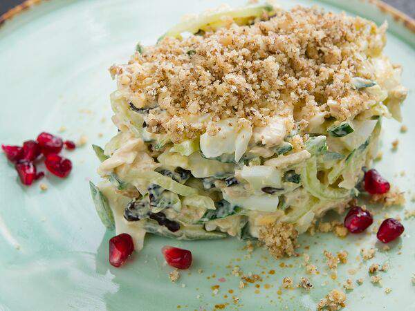 Хачапури и хинкали - Салат нежный