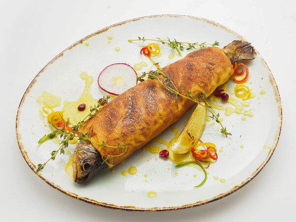 Кинза - Калмахи с соусом шафран