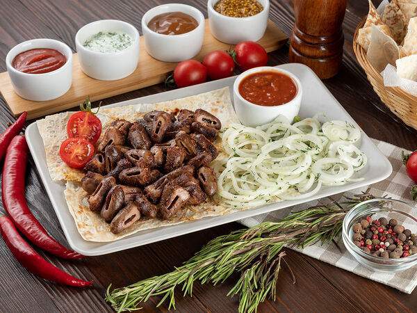 Мясной ресторан Beef & Fire - Шашлык из куриных сердечек