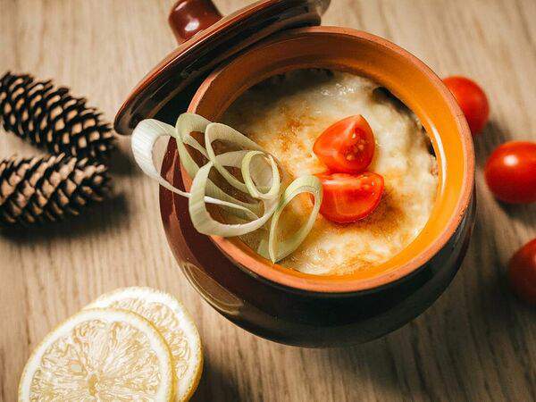 Русская кухня - Окунь в горшочке