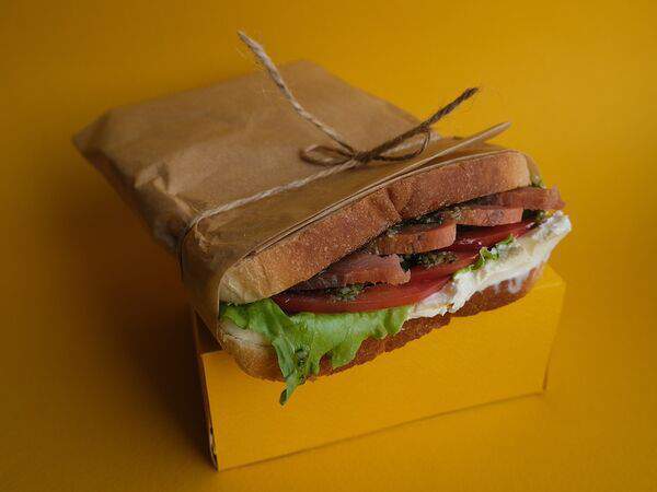 Кухня - Сандвич с лососем холодного копчения