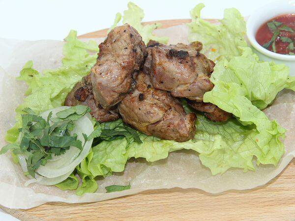 Роллбери - Шашлык из cвинoй шеи с картофелем по-деревенски