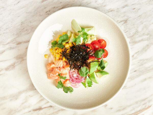 Плакучая Ива - Поке с лососем