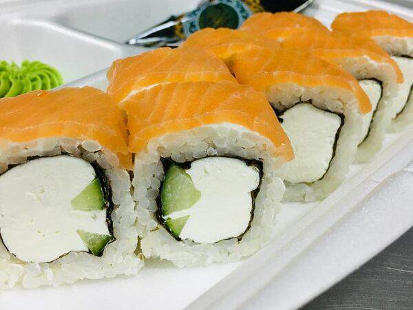 Жемчужина моря - Ролл Филадельфия с огурцом