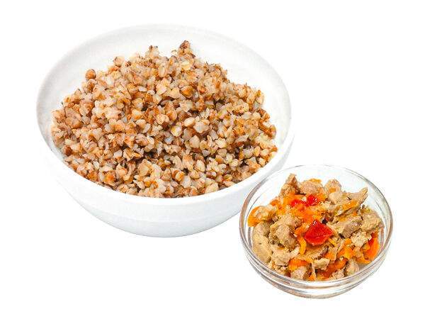 Блинная Сковородка - Каша гречневая с мясом и овощами