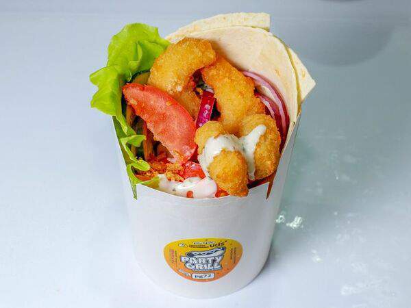 Хот-дог 72 Party grill - Ролл Бокс с креветками