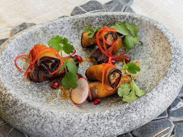 Грузина Мама - Рулетики из баклажанов