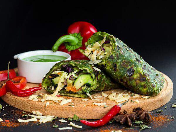 Имбирь - Панир парата