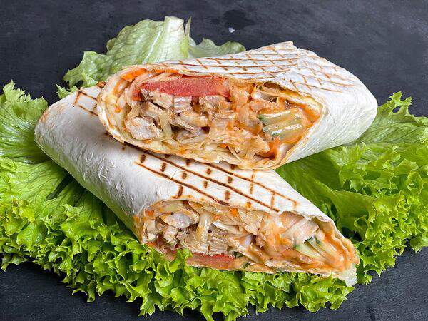 Шашлык тандыр - Шаурма в лаваше с курицей