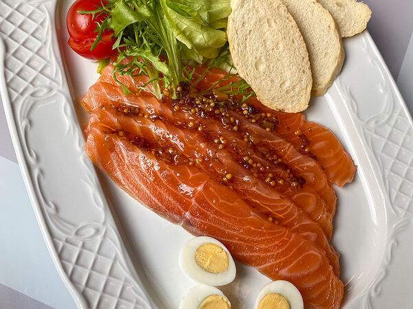 Золотой гребешок - Лосось домашнего посола