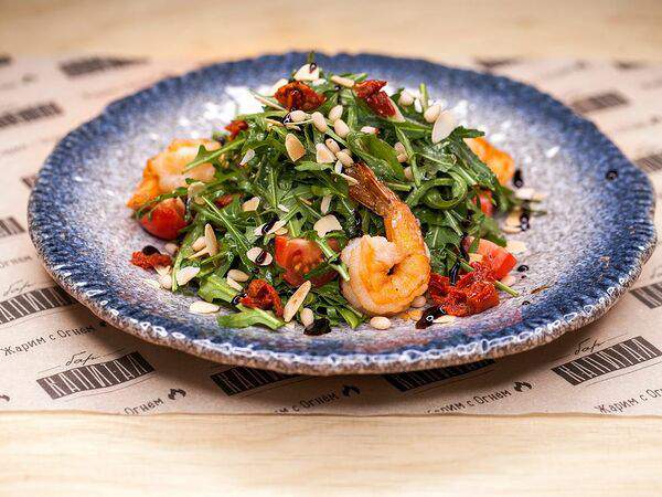Капитал Grill & Beer - Руккола с тигровыми креветками