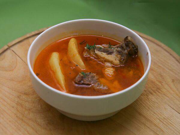 Донер-кебаб - Домашний суп с бараниной бозбаш