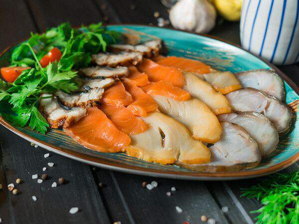 Миндаль - Ассорти рыбное