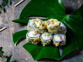 Pomidoroff - Теплый ролл с камчатским крабом