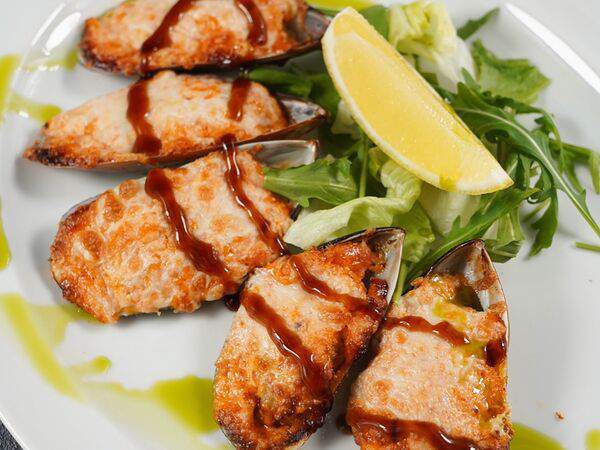 Мясо и вино - Мидии киви под сливочным соусом