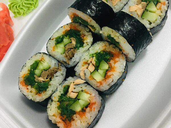 Жемчужина моря - Ролл Кудрявый лосось