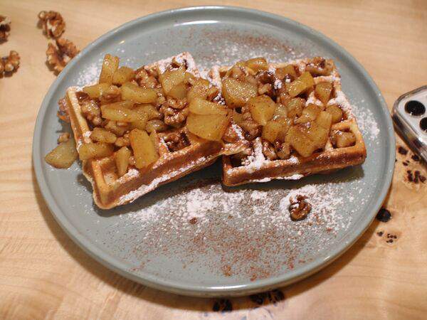 Cream Beans - Вафля с яблоками и корицей