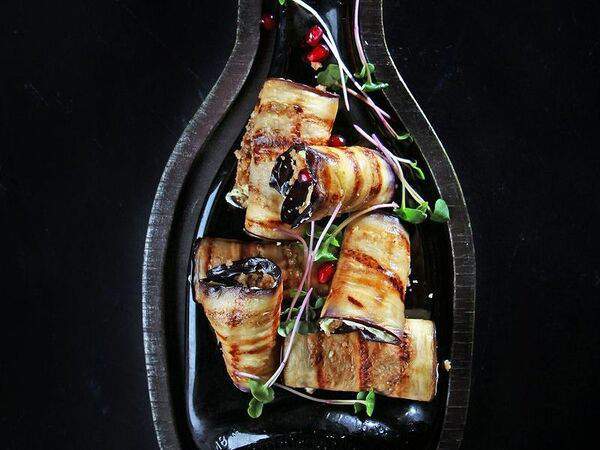 Vinograd - Рулеты из баклажанов с орехами