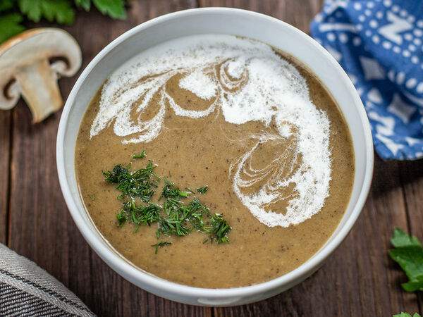 Хинкали & Хачапури - Суп-пюре из грибов