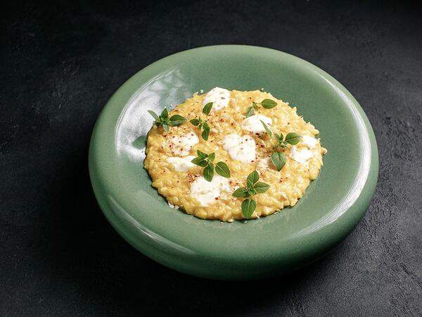 Цукини - Ризотто с тыквой и шафраном