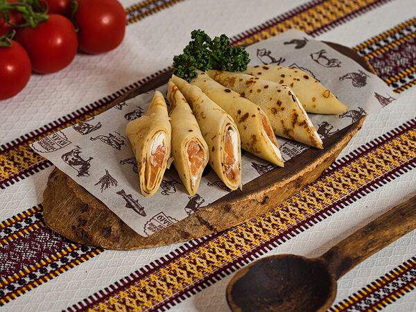 Будьмо - Блины с сёмгой