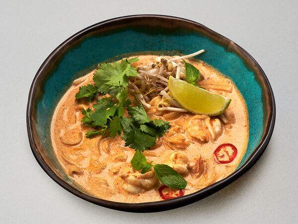 Mojo - Сингапурский суп-Лакса с креветками