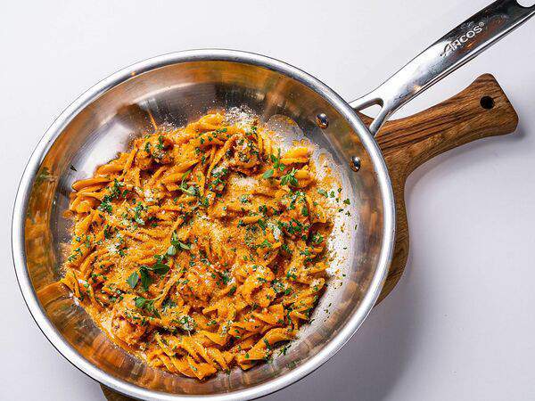 Клево - Фузилли с креветками