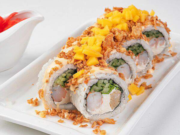 Язасуши - Криспи креветка с манго