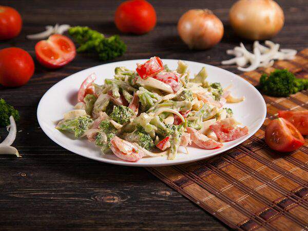 Кунгфу Панда - Салат из броколи и помидоров