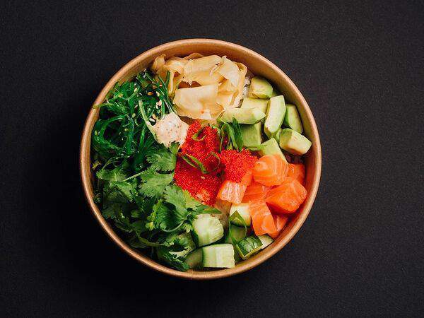 Fish & rice - Поке с лососем