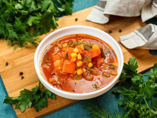 Ресторан быстрого обслуживания Вилка ложка - Суп куриный с овощами