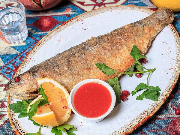 Megobari - Форель жареная