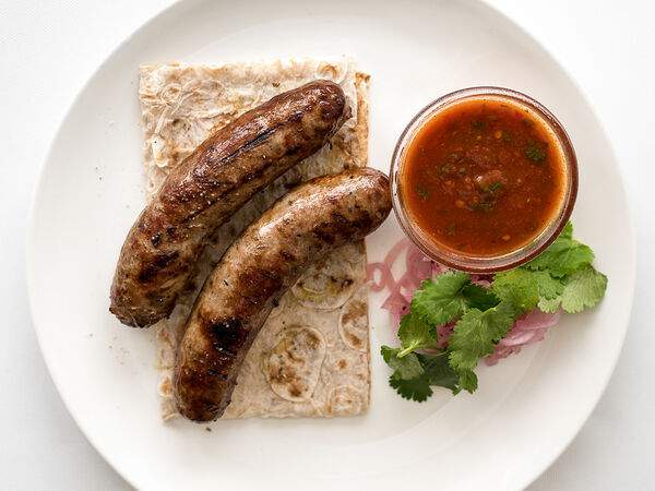 Причал - Колбаски из баранины с домашней горчицей