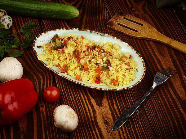 Вершина - Рис с овощами