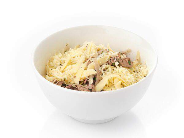 Ближе к делу - Салат с печенью, луком и сыром