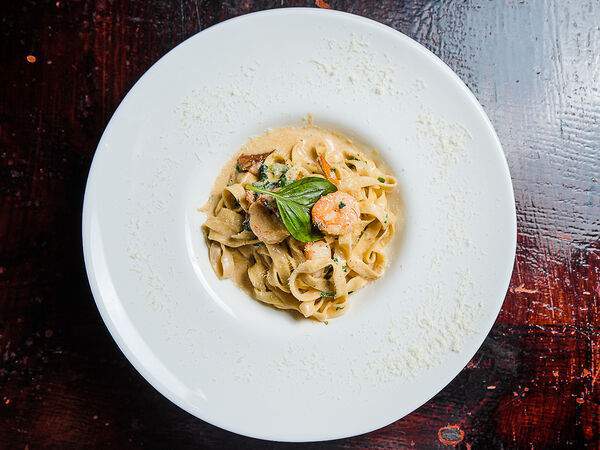 Reader's pub - Паста с креветками