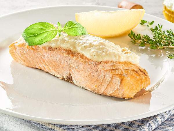 Кафе 24 - Семга в сливочном соусе