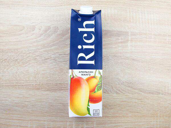 Едим дома - Сок Rich Апельсиновый