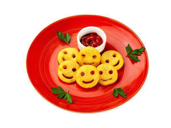 Луиджи - Картофельные улыбки с кетчупом