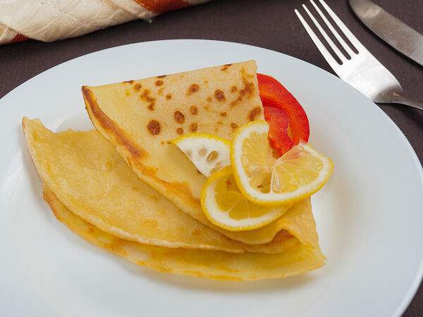 Марьяж - Блины с сёмгой и маслом