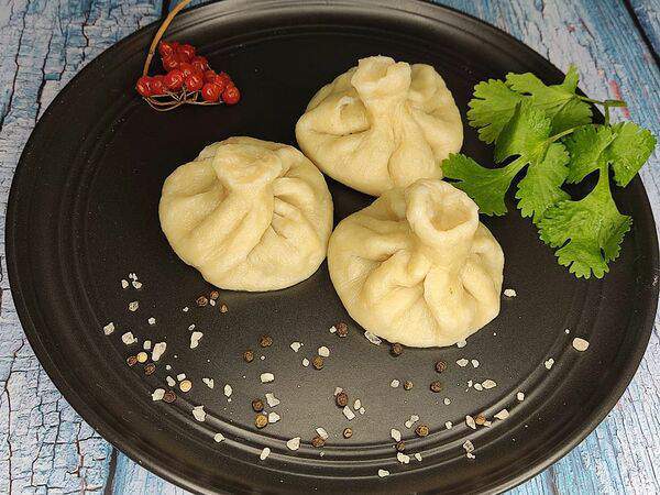 Аджика - Хинкали с сыром и зеленью