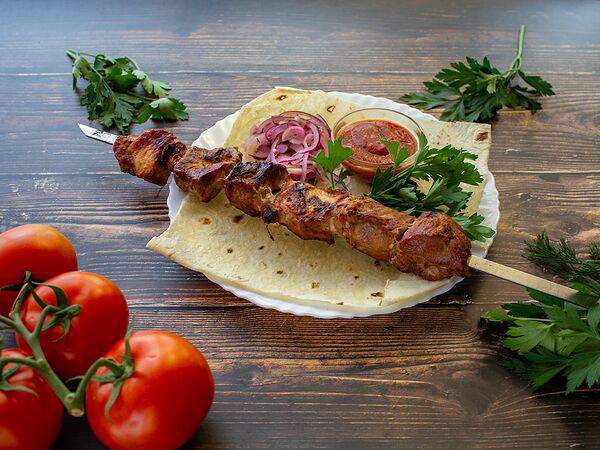 Банный ресторан Свежесть - Шашлык cвинoй