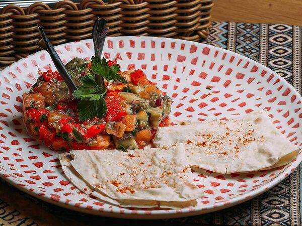 Бульвар - Салат-мангал из печеных овощей