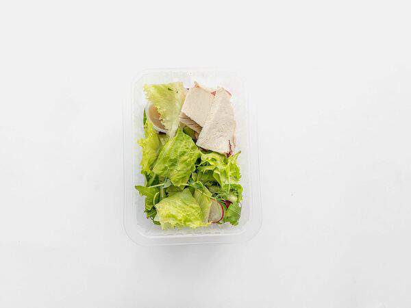 Теплого хлеба - Салат-микс с индейкой