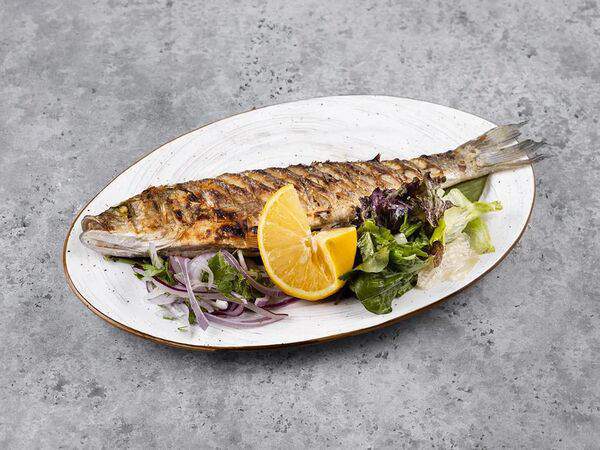 Хан Булак - Сибас на мангале