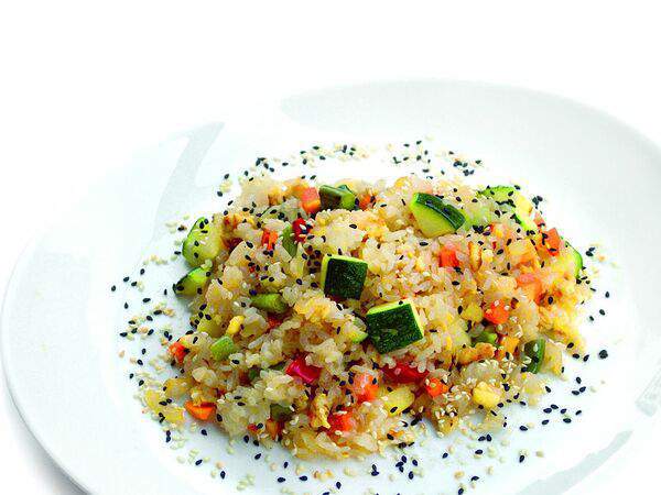 Саюри - Тяхан с овощами