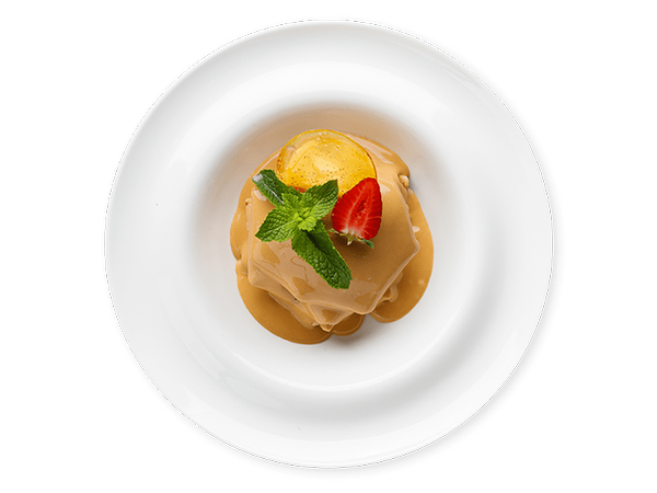 Пить кофе Кино - Блинчики с творогом и карамельным соусом