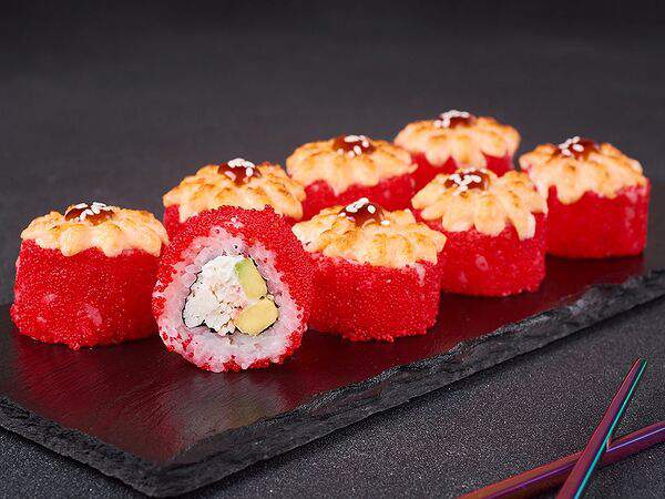 СушиСет - Ролл Запеченный сырный с крабом