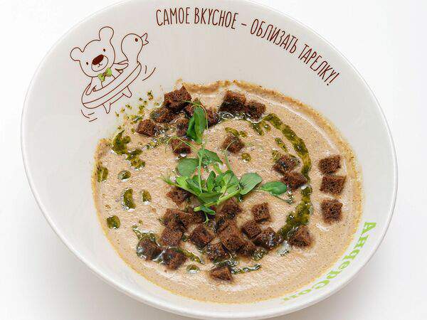 АндерСон - Крем-суп из шампиньонов с гренками